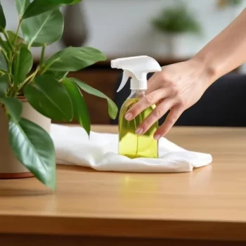 wiping-coffee-table-with-plantbased-cleaner_419341-123860